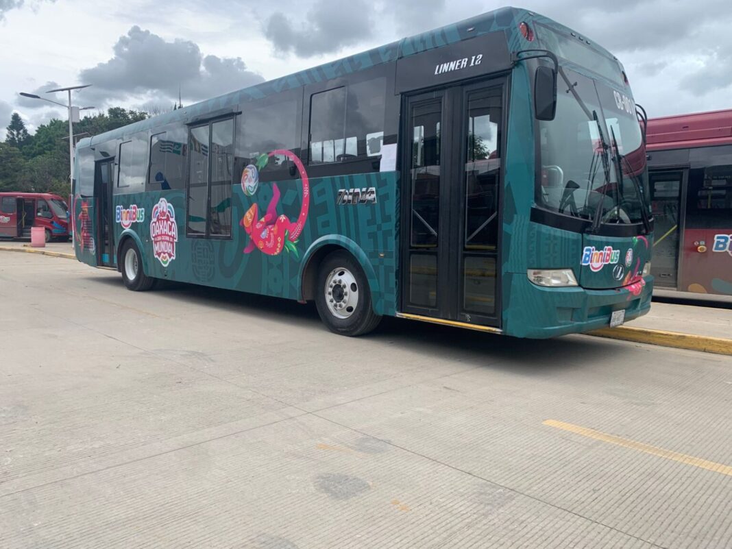 BinniBus implementa ruta especial gratuita hacia el Parque Primavera Oaxaqueña por el Mundial 2026