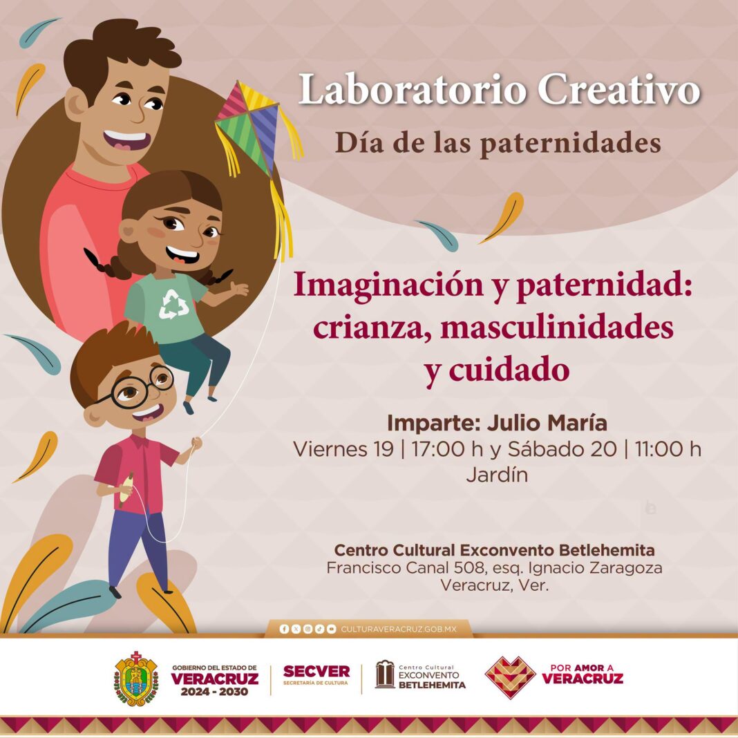 Con laboratorio creativo, promueve la paternidad responsable en Veracruz