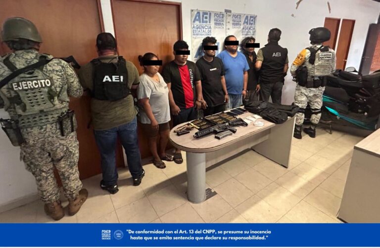 Desarticulan banda dedicada al secuestro y extorsión en el Istmo de Tehuantepec