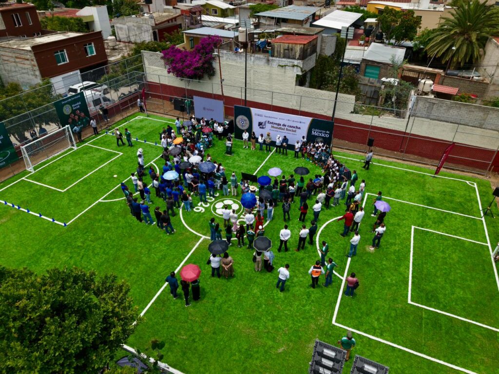 Invierten 69.5 mdp en canchas del “Mundial Social“ en Oaxaca