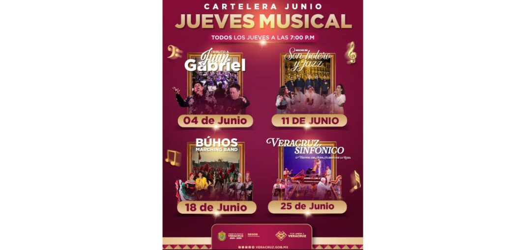 “Jueves Musical“ llena de melodías y cultura la Plaza Lerdo