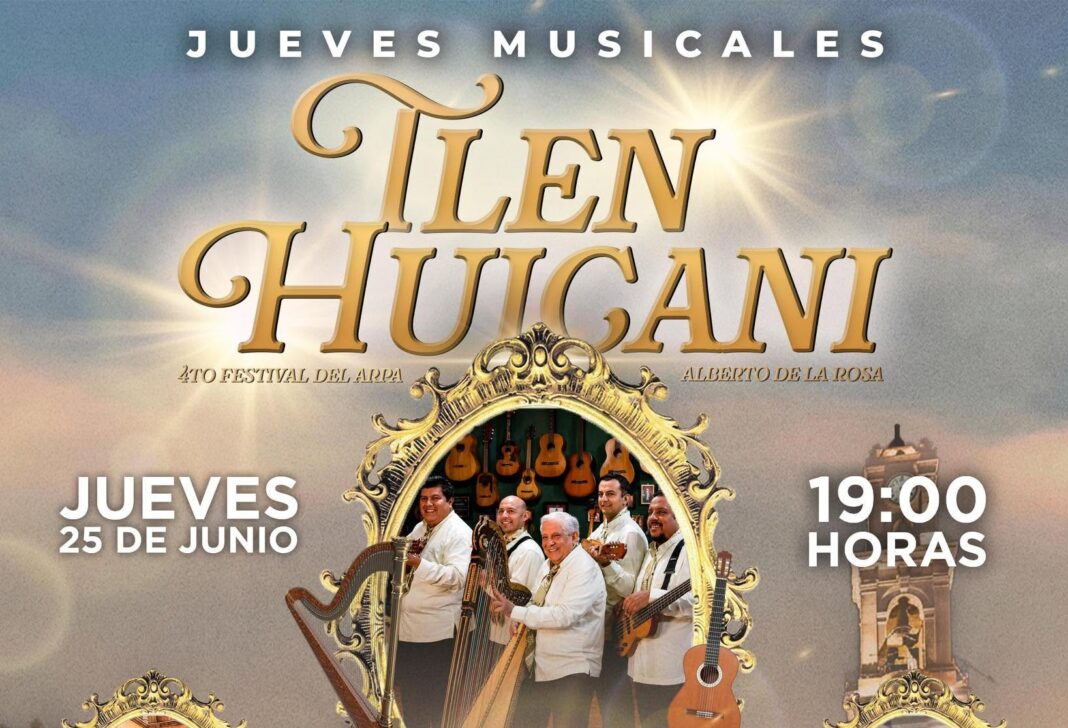 Jueves Musicales celebra el Festival del Arpa con Tlen Huicani
