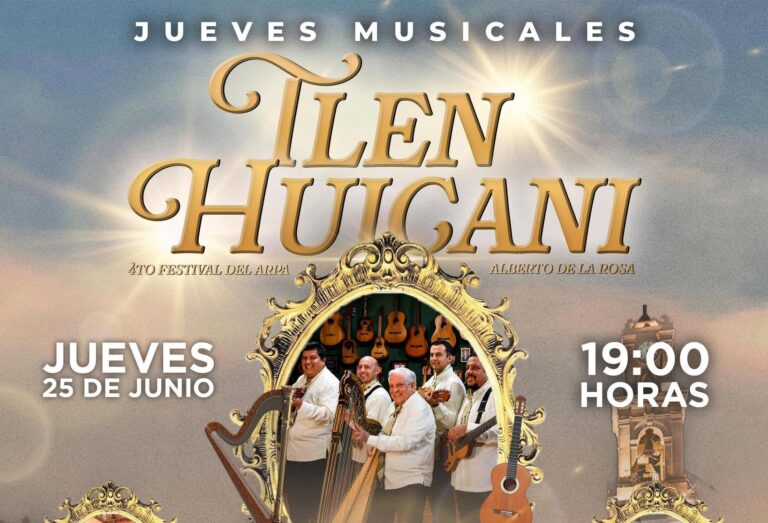 Jueves Musicales celebra el Festival del Arpa con Tlen Huicani