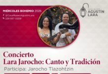 Miércoles Bohemios llenan de música la Casa Museo Agustín Lara
