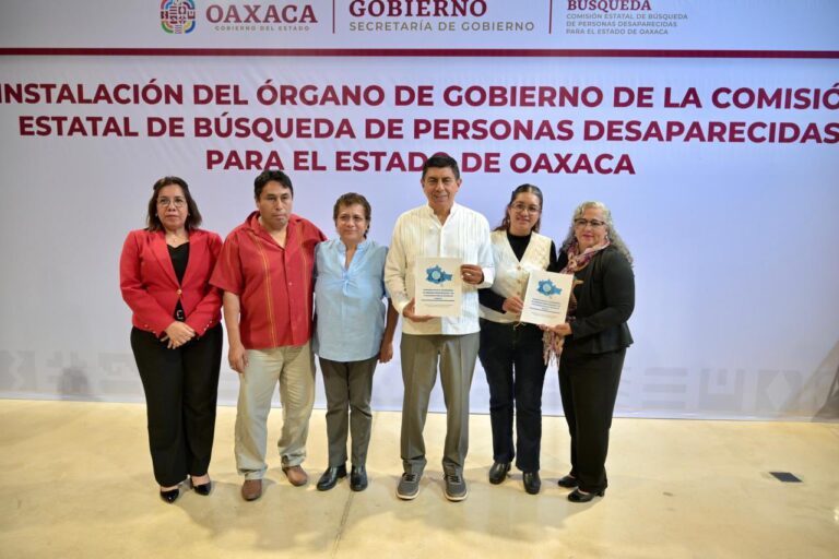 Oaxaca, primer estado del sur-sureste en contar con un Plan Estatal de Búsqueda de Personas