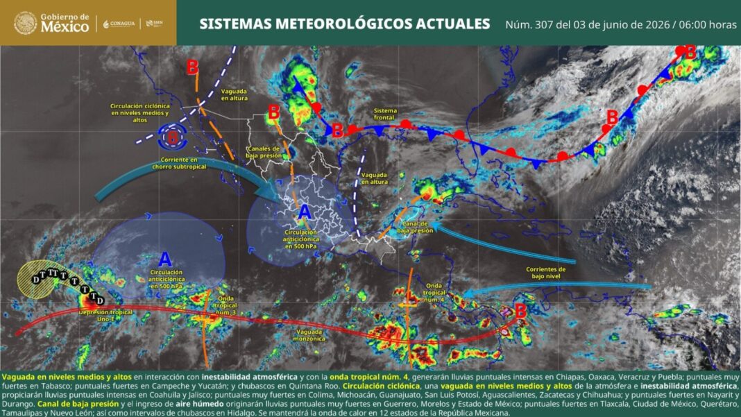 Persistirán las lluvias y tormentas en gran parte de Oaxaca