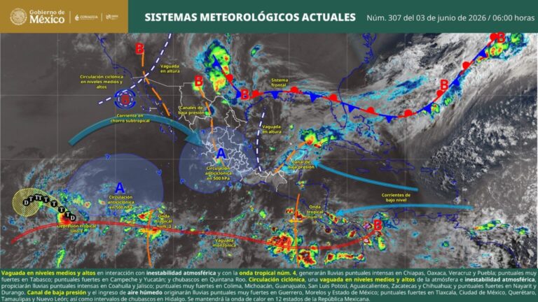 Persistirán las lluvias y tormentas en gran parte de Oaxaca