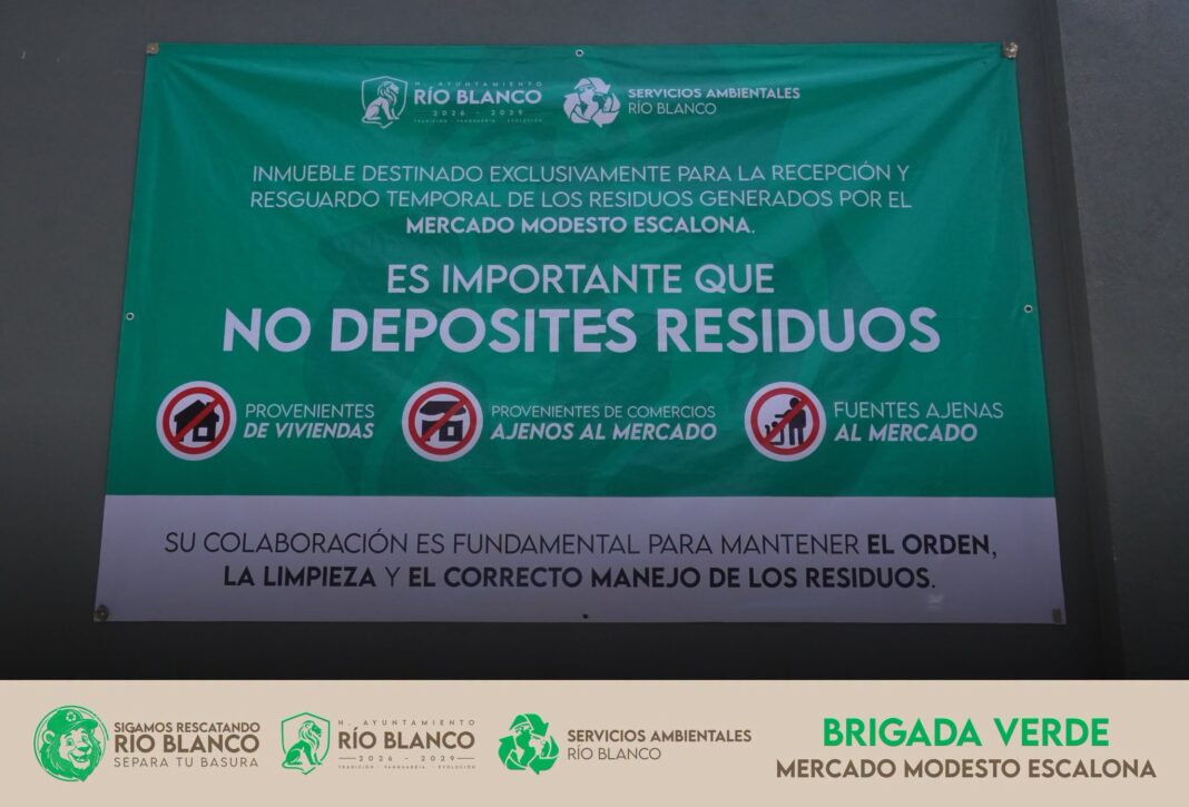 Río Blanco va contra infractores ambientales: multará y denunciará a quienes tiren basura en la vía pública