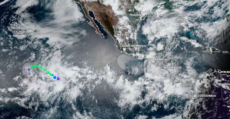 Se forma ‘Amanda’, primera tormenta tropical de 2026 en el Pacífico