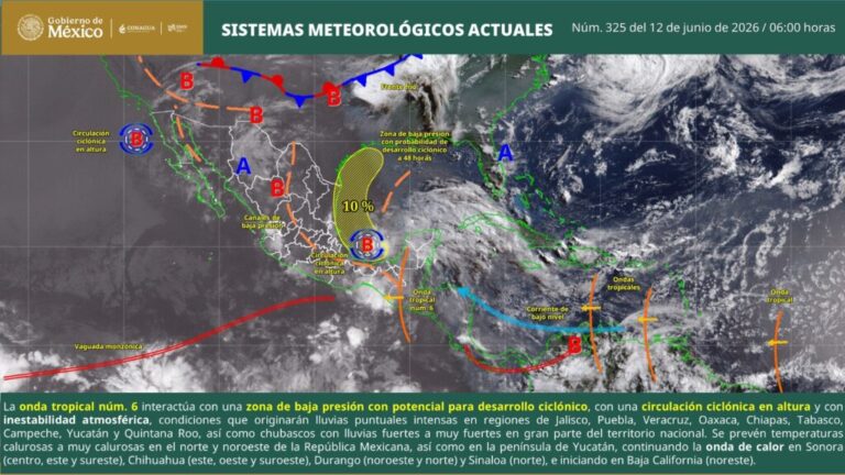 Se mantendrán condiciones para lluvias y tormentas vespertinas en Oaxaca