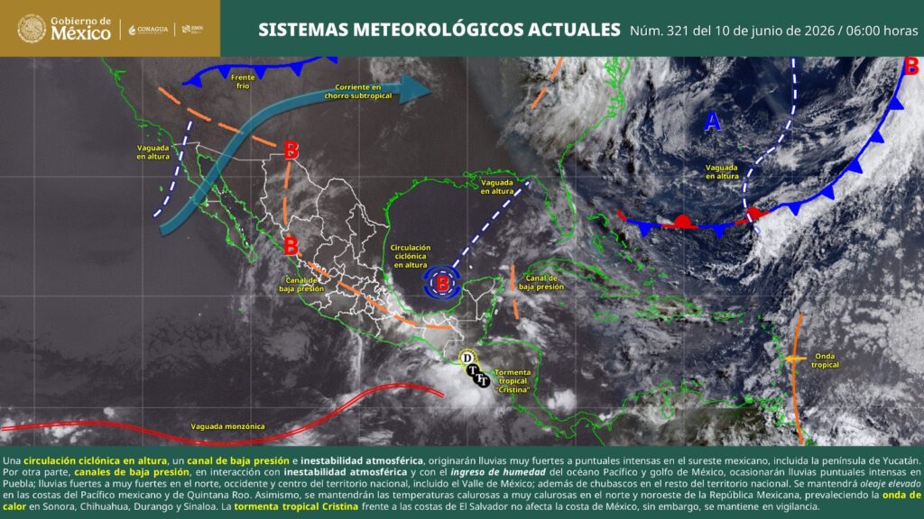 Se mantiene el potencial de lluvias y viento en gran parte de Oaxaca