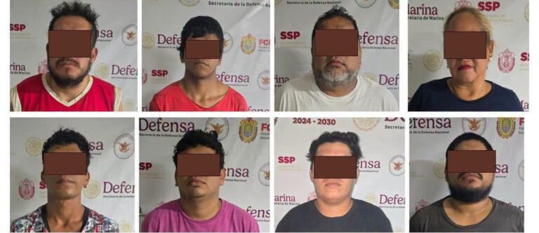 Ocho detenidos tras cateo en Cardel por presunto robo de ganado
