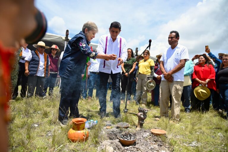 Alicia Bárcena y Salomón Jara impulsan la restauración forestal en Oaxaca