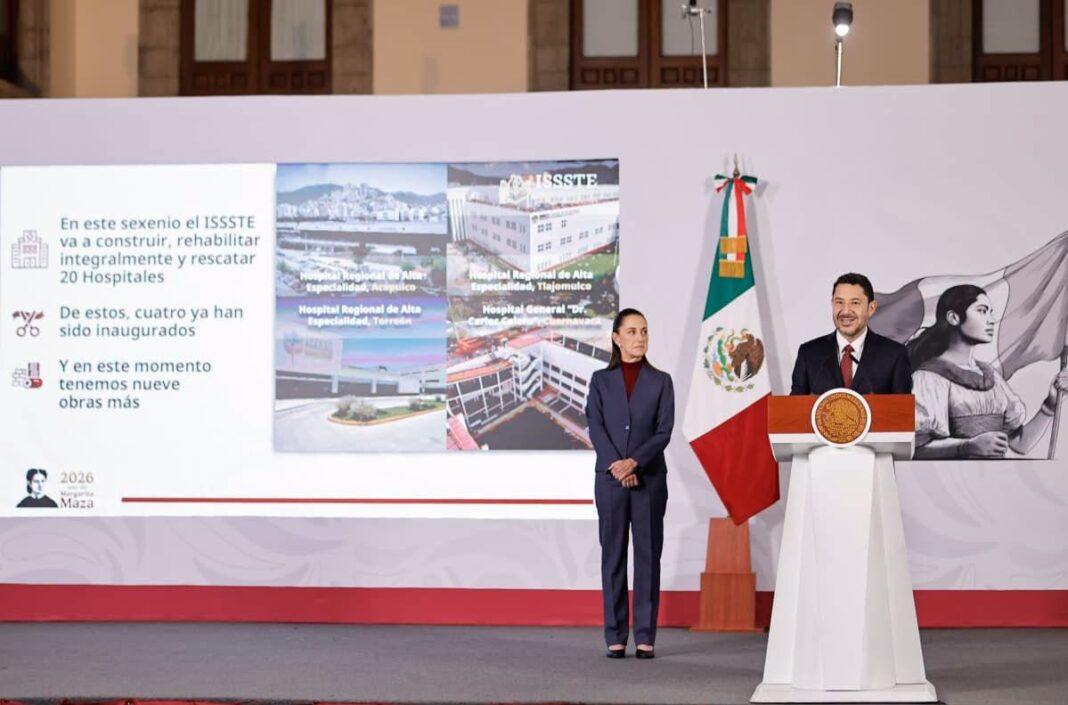 Avanza construcción de Hospital Regional de Alta Especialidad del ISSSTE en Cacaotepec