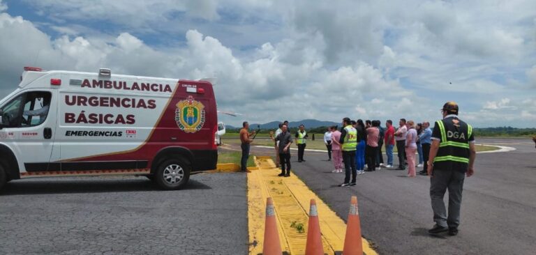 Capacitan a personal estatal en evacuación aeromédica