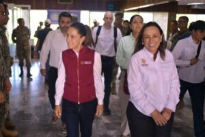 Claudia Sheinbaum destaca modelo de saneamiento financiero de Rocío Nahle en Veracruz