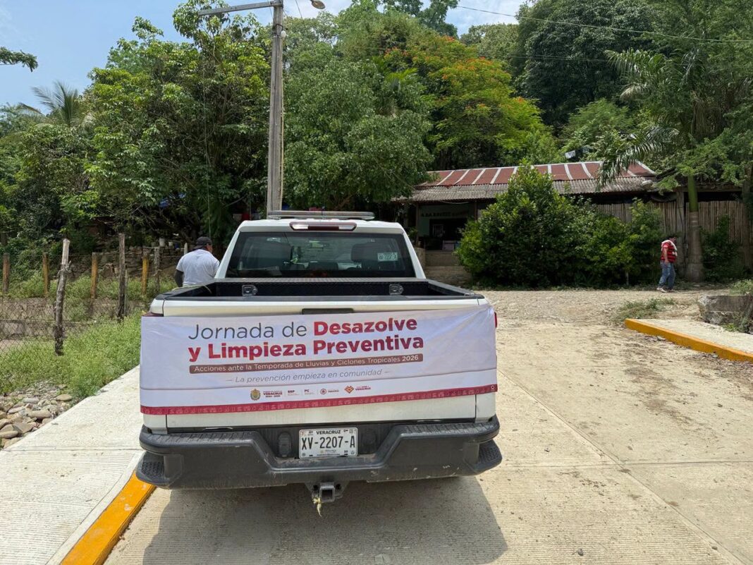 Despliegan megaoperativo en 38 municipios de Veracruz para mitigar riesgos por lluvias y ciclones