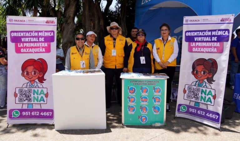 Despliegan operativo de salud gratuito durante la Octava de la Guelaguetza 2026
