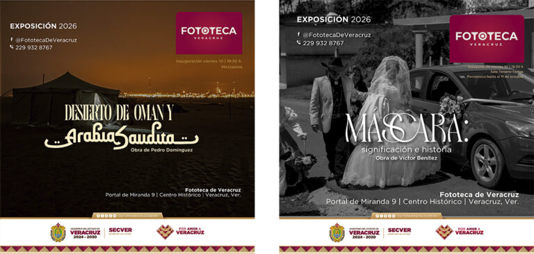 Fototeca de Veracruz inaugurará exposiciones fotográficas de Víctor Benítez y Pedro Domínguez