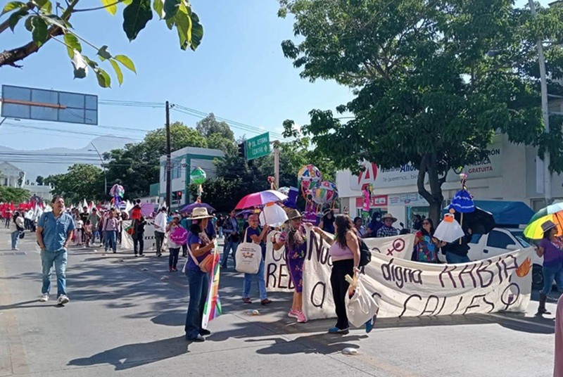 Marchan en Oaxaca contra la gentrificación y despojos