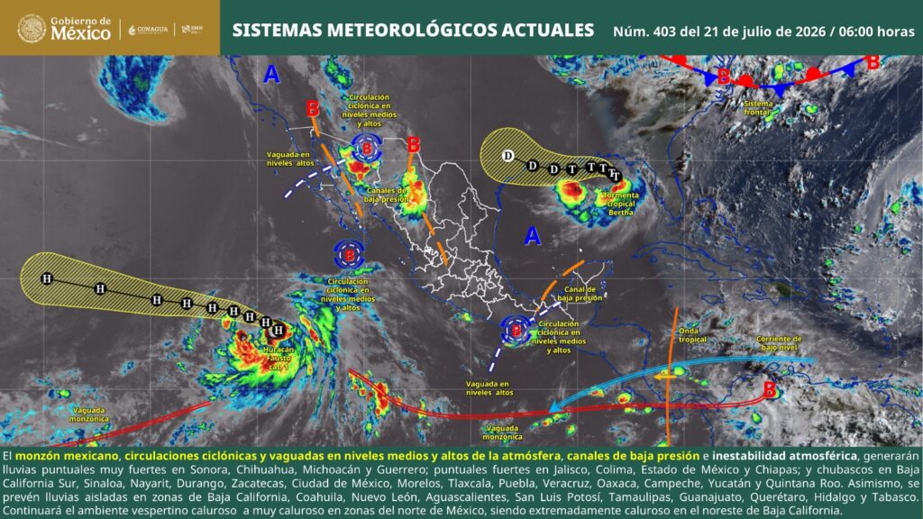 Pronostican altas temperaturas y baja probabilidad de lluvias en la mayor parte de Oaxaca