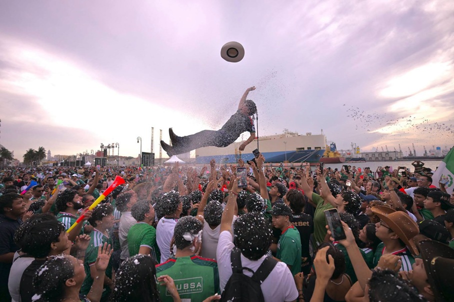 Veracruz vive la pasión del Mundial en un ambiente familiar y seguro