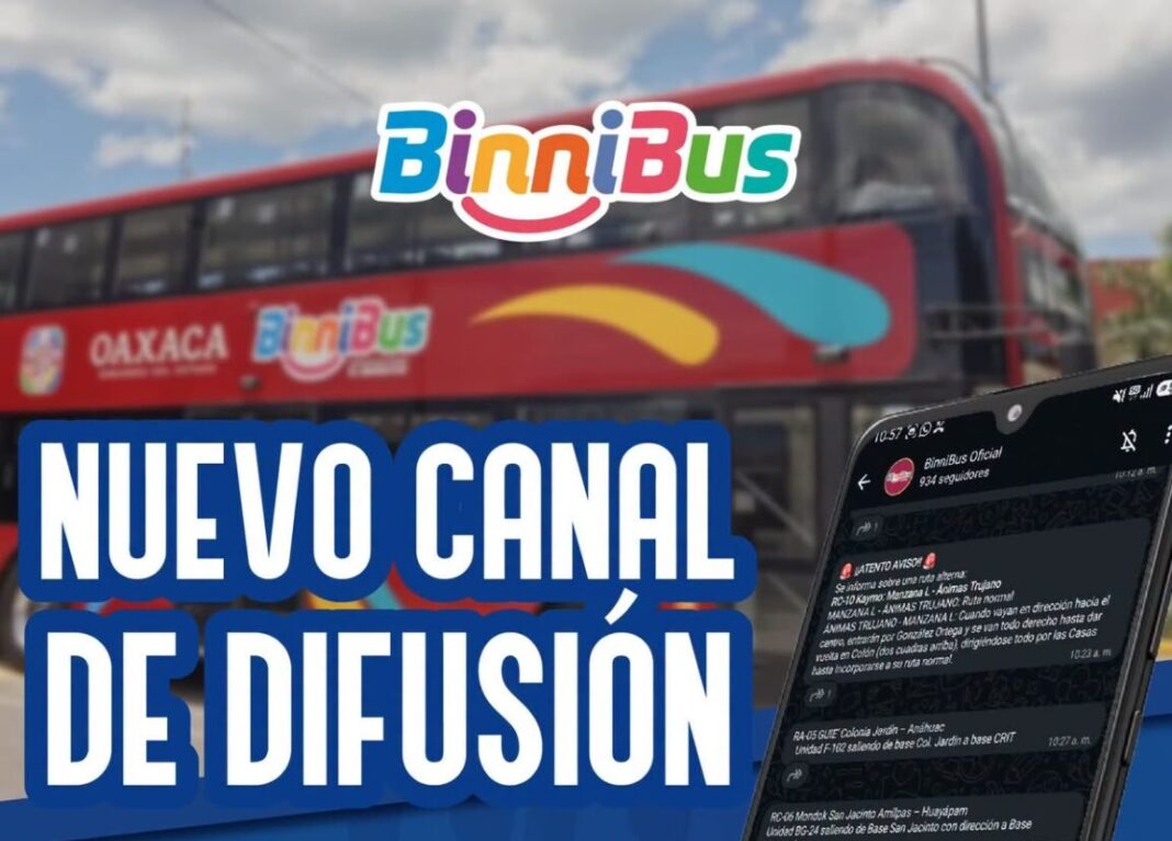 BinniBus moderniza su canal de difusión en WhatsApp para optimizar la atención a usuarios