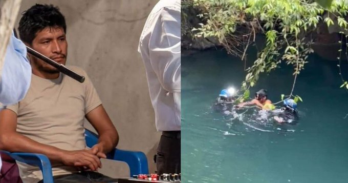 Dan de alta a Erasto Crisanto, el pescador que sobrevivió 15 días en un cenote de Veracruz