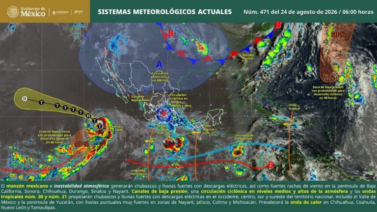 Oaxaca bajo alerta por calor intenso y tormentas vespertinas