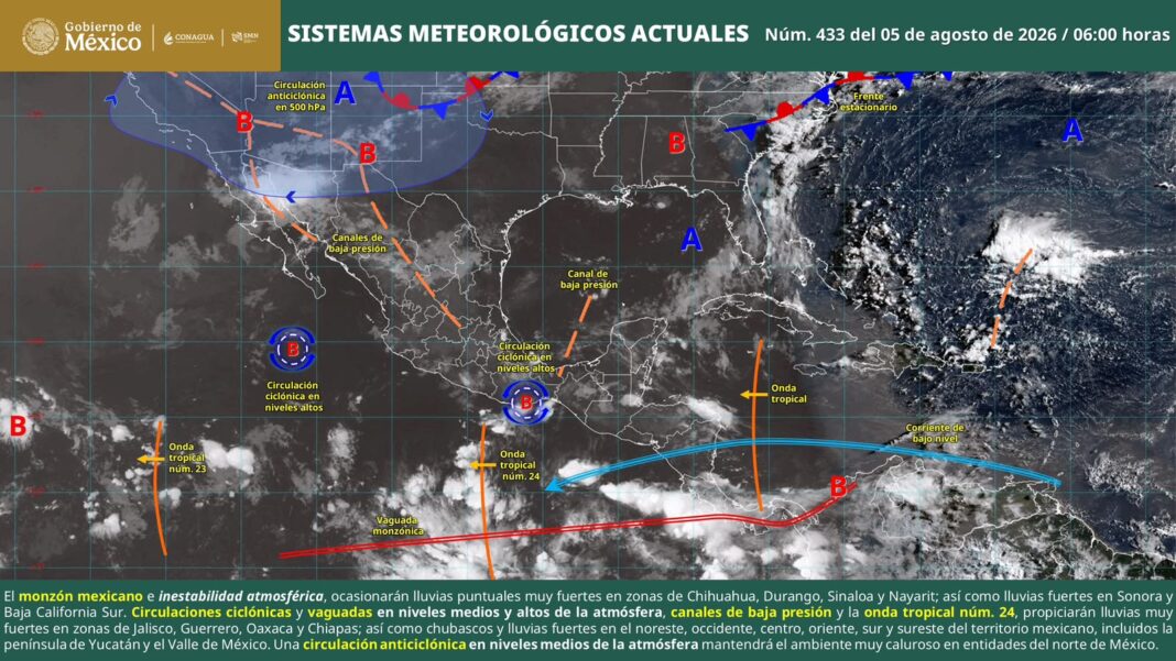 Pronostican tormentas y temperaturas de hasta 40 grados en Oaxaca