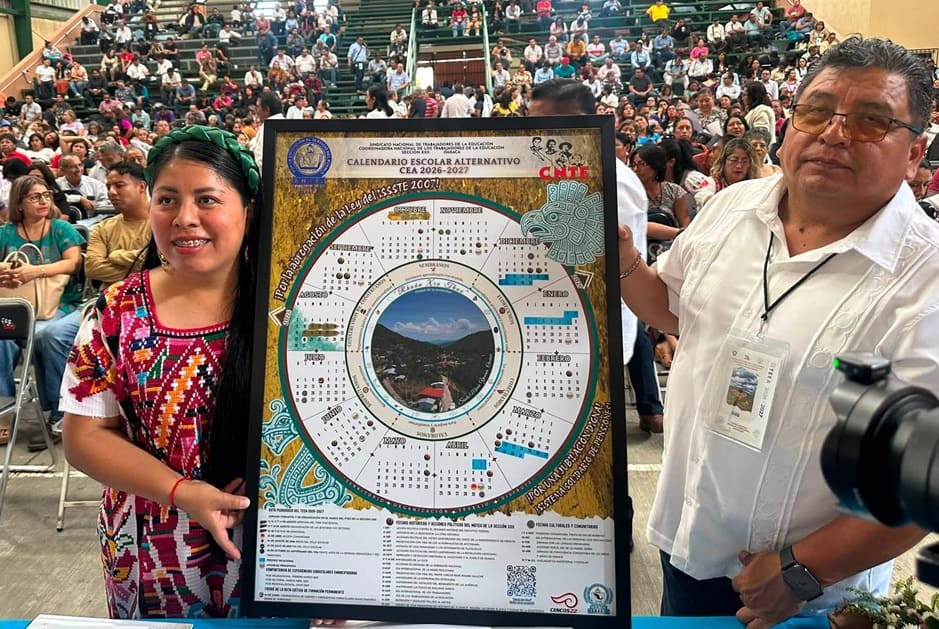 Sección 22 de la CNTE presenta calendario escolar alternativo 2026-2027 para Oaxaca
