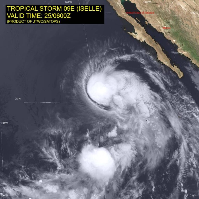 Tormenta tropical ‘Iselle‘ se forma en el Pacífico