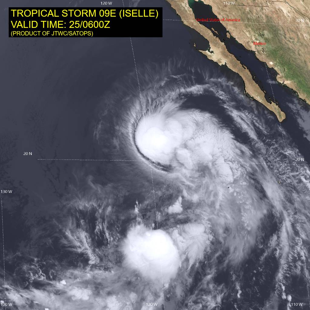 Tormenta tropical ‘Iselle‘ se forma en el Pacífico