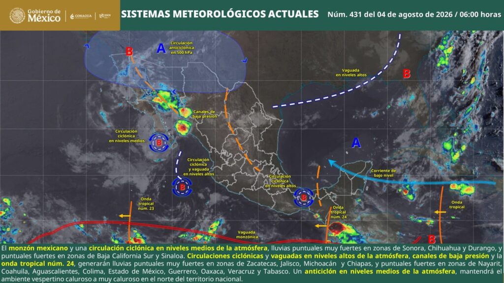 Prevén chubascos aislados y temperaturas de hasta 37 grados en Oaxaca