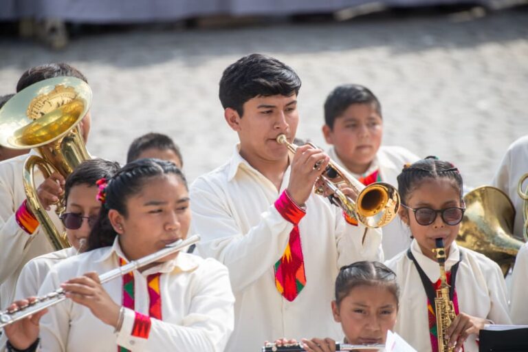 Banda Sinfónica Infantil de Tlaxiaco conquista Roma y Madrid con sones de la Mixteca