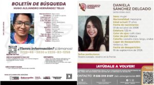 Buscan a universitarios desaparecidos en Puebla y Veracruz; son alumnos de la BUAP y de la UV