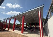 Entregan techado cívico y deportivo en la primaria Revolución de Ciudad Ixtepec