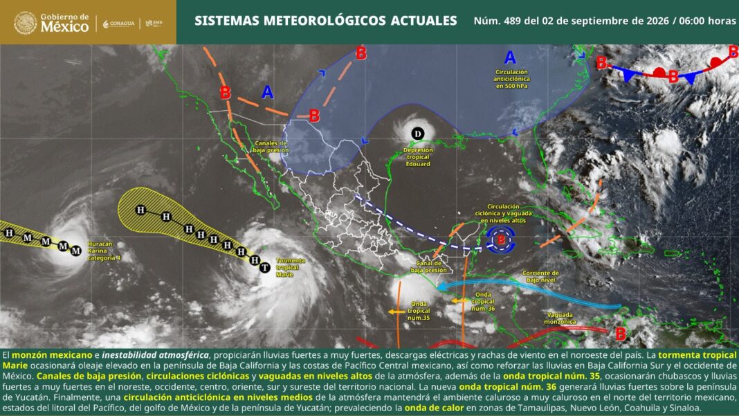 Onda tropical 35 y 