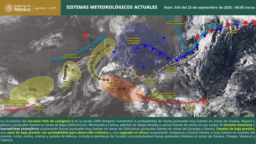 Prevén chubascos y tormentas en Oaxaca