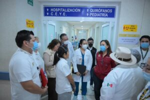 Rocío Nahle inicia gira por 61 hospitales de Veracruz para revisar abasto médico e infraestructura