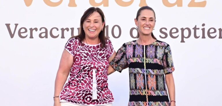 Rocío Nahle y Claudia Sheinbaum refrendan alianza en Veracruz