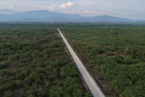 Salomón Jara entrega e inicia caminos artesanales e hidráulicos en tres municipios del Istmo