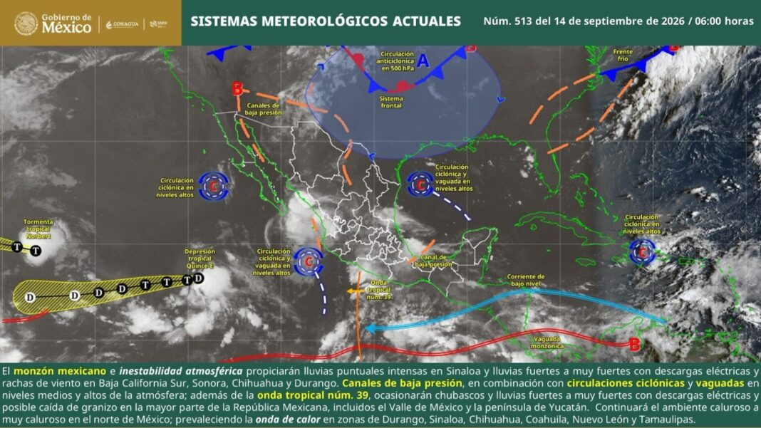 alertan por inestabilidad del clima en Oaxaca