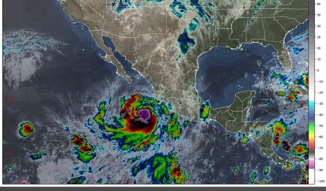 ‘Rachel’ toma fuerza frente al Pacífico