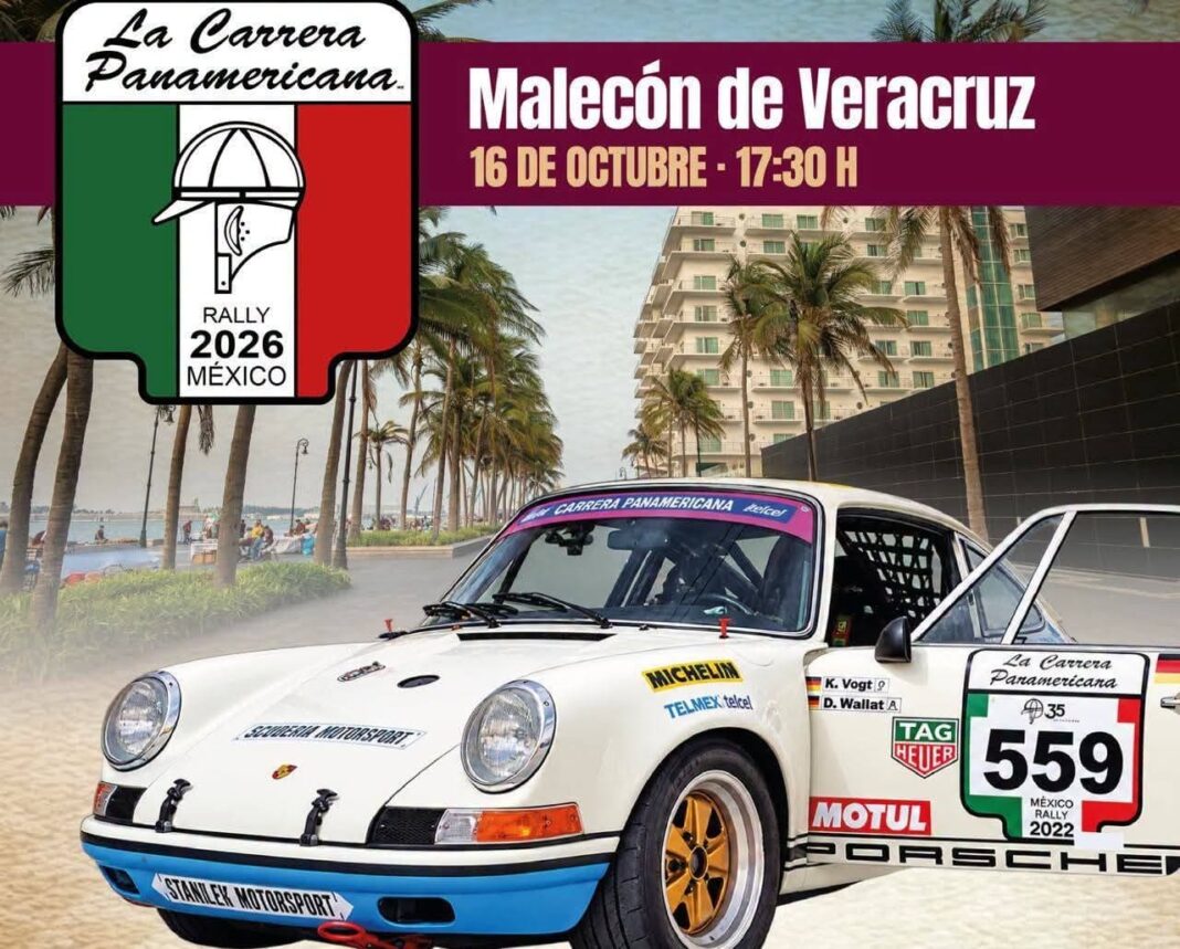 Arranca el paso de La Carrera Panamericana por tierras veracruzanas