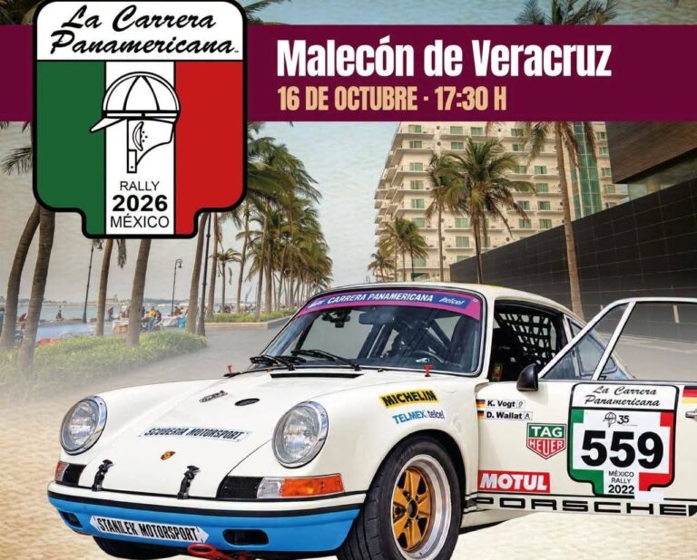 Arranca el paso de La Carrera Panamericana por tierras veracruzanas