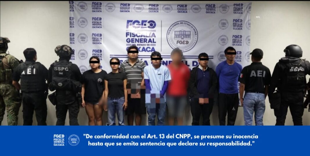 Caen siete presuntos criminales en Oaxaca