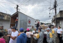Despliegan ayuda humanitaria y brigadas de auxilio en municipios de Veracruz