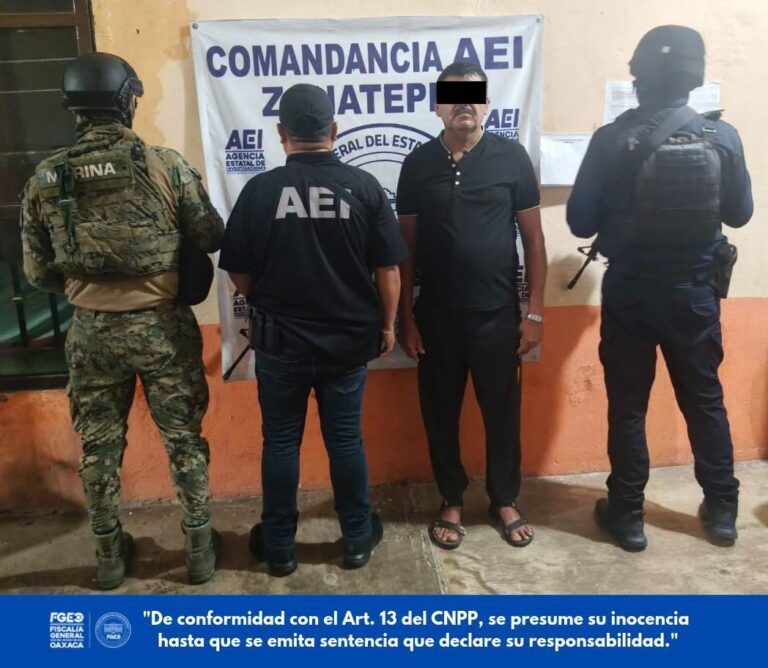 Detienen en San Francisco Ixhuatán a implicado en violación tumultuaria cometida en 2019