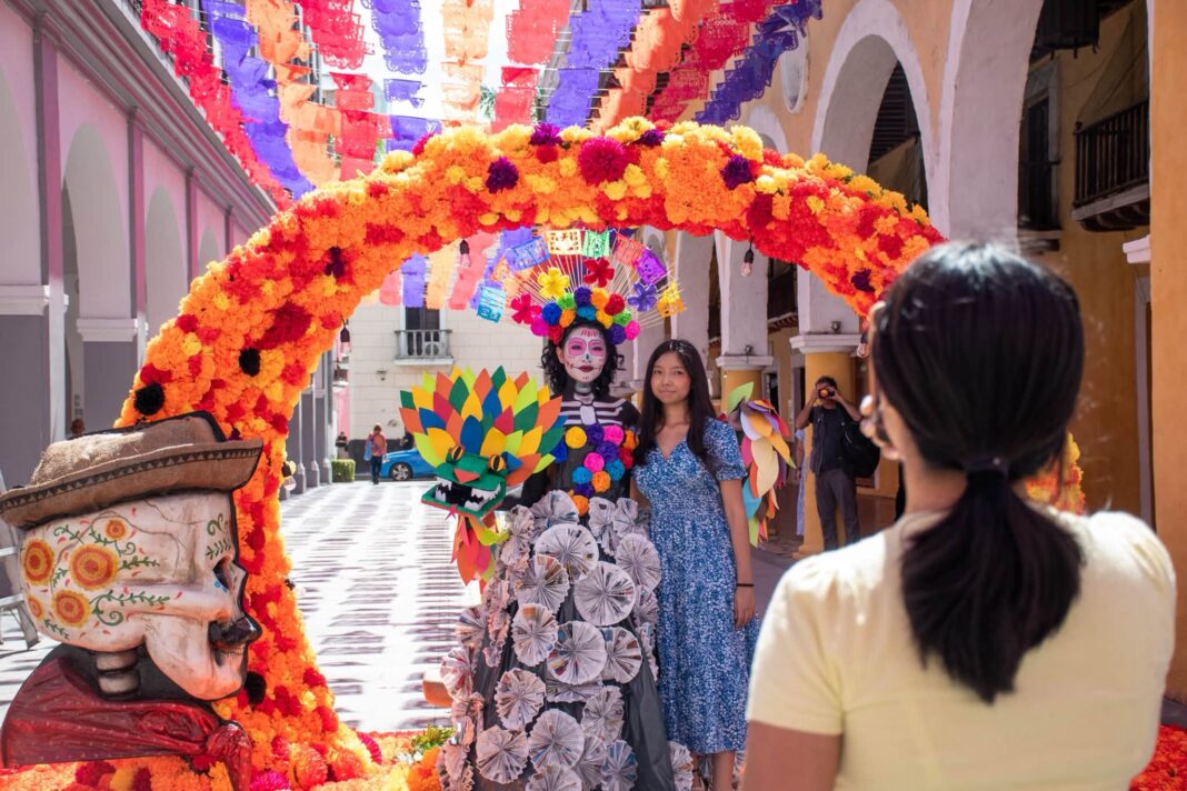 Día de Muertos en el Zócalo de Veracruz
